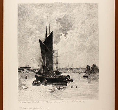 Chauvel, Théophile (Barges near Roune)